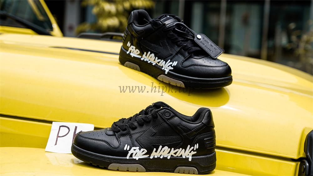 PK GOD OFF-WHITE OOO Low Tops Black White RETAIL MATERIALS READY TO SHIP