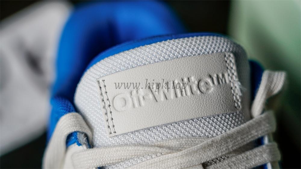 PK GOD OFF-WHITE Out Of Office Low Tops White Blue RETAIL MATERIALS READY TO SHIP