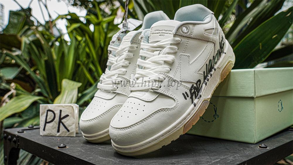 PK GOD OFF-WHITE Out Of Office OOO Low Tops For Walking White Black RETAIL MATERIALS READY TO SHIP