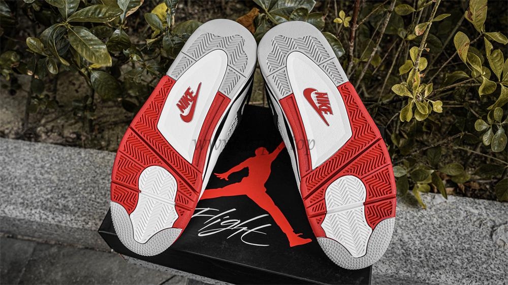 PK God Air Jordan 4 Fire Red retail materials ready to ship