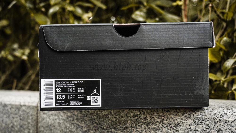 PK GOD Jordan 4 Retro SE Black Canvas RETAIL MATERIALS READY TO SHIP