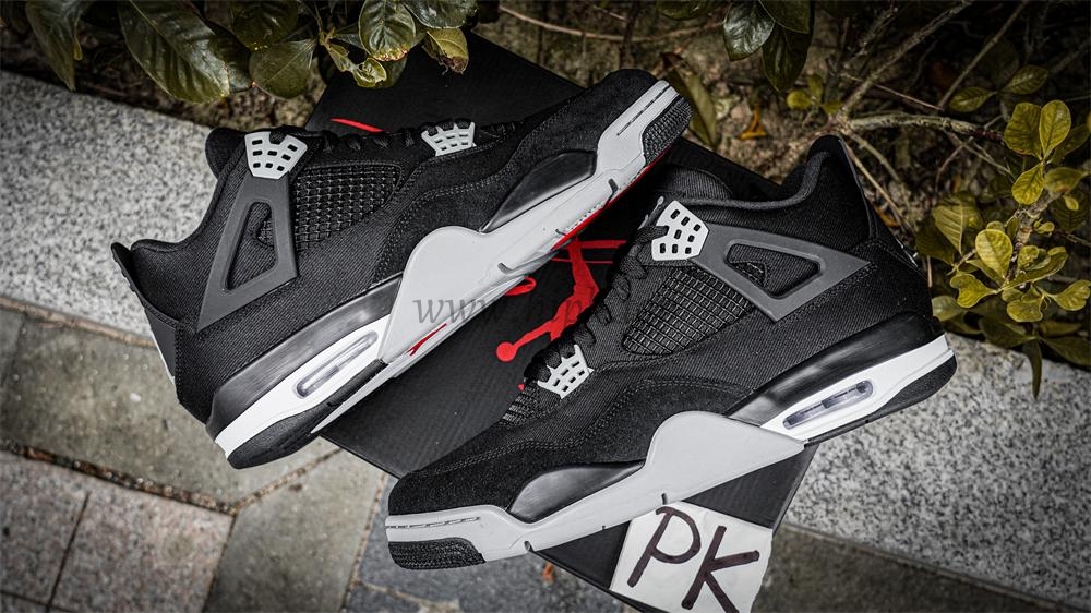 PK GOD Jordan 4 Retro SE Black Canvas RETAIL MATERIALS READY TO SHIP