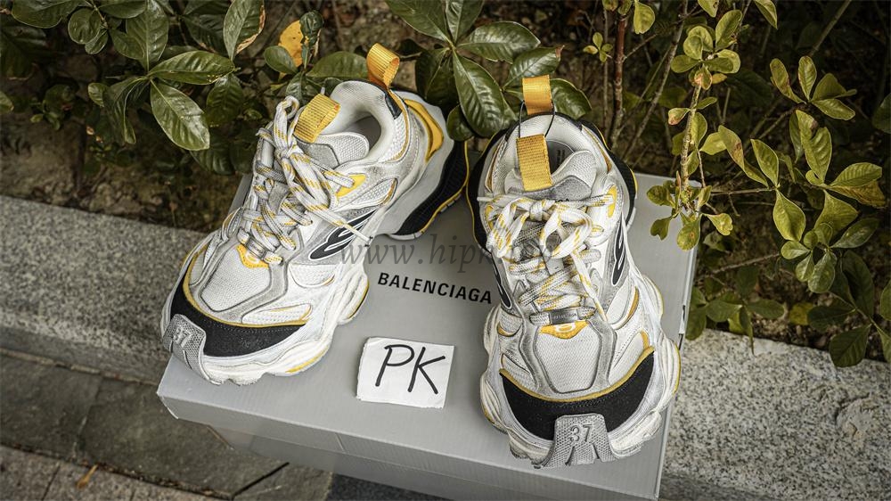 pk god Ba*len*cia*ga cargo sneaker grey black yellow materials ready to ship