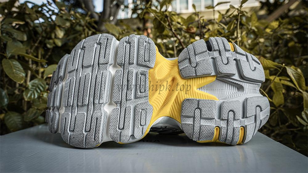 pk god Ba*len*cia*ga cargo sneaker grey black yellow materials ready to ship