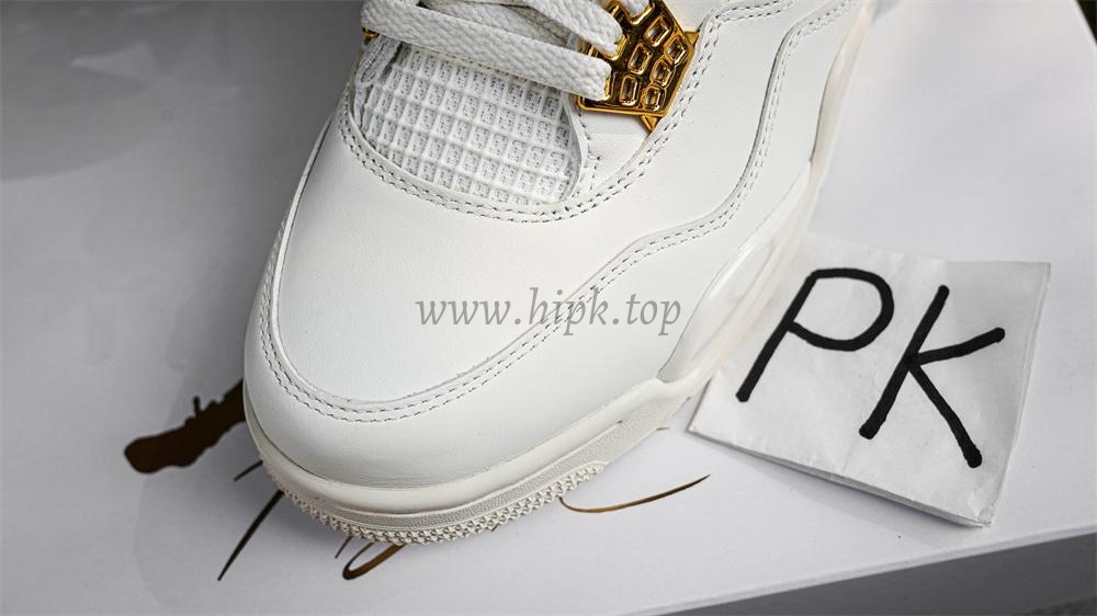 PK GOD Jordan 4 Retro Metallic Glod RETAIL MATERIALS READY TO SHIP