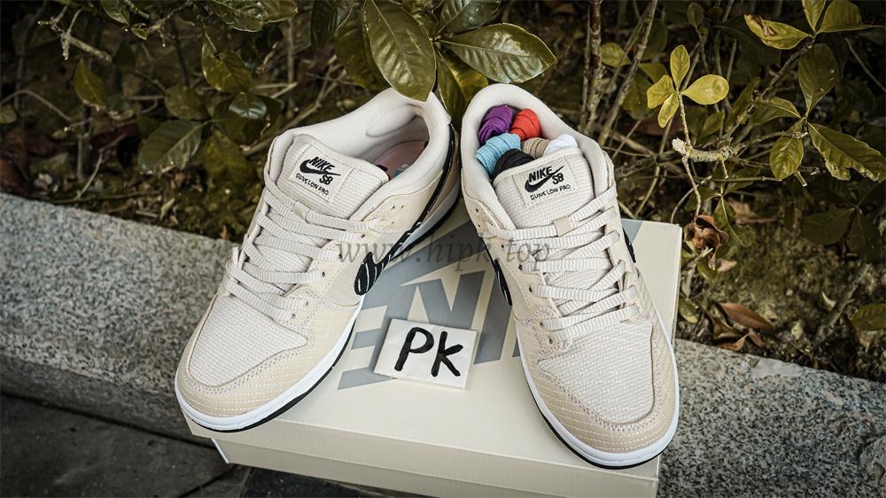 PK GOD Nike SB Dunk Low Albino Preto RETAIL MATERIALS READY TO SHIP