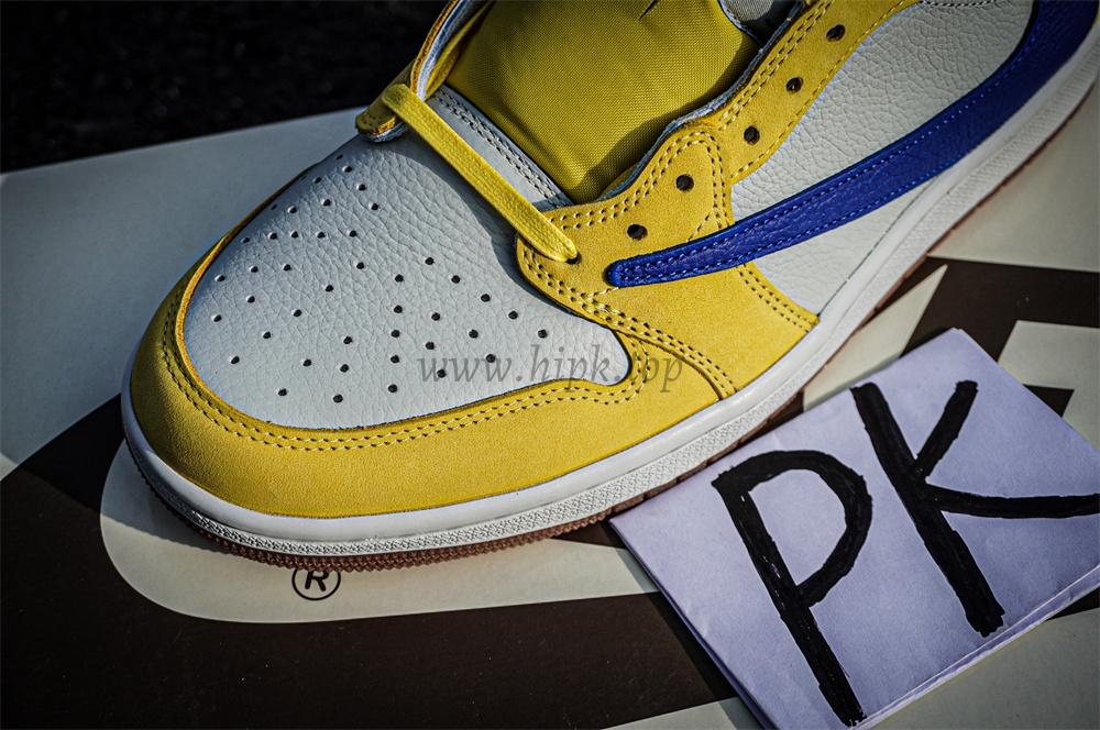 PK 4.0 Travis Scott x Air Jordan 1 Low OG Canary retail materials ready to ship1