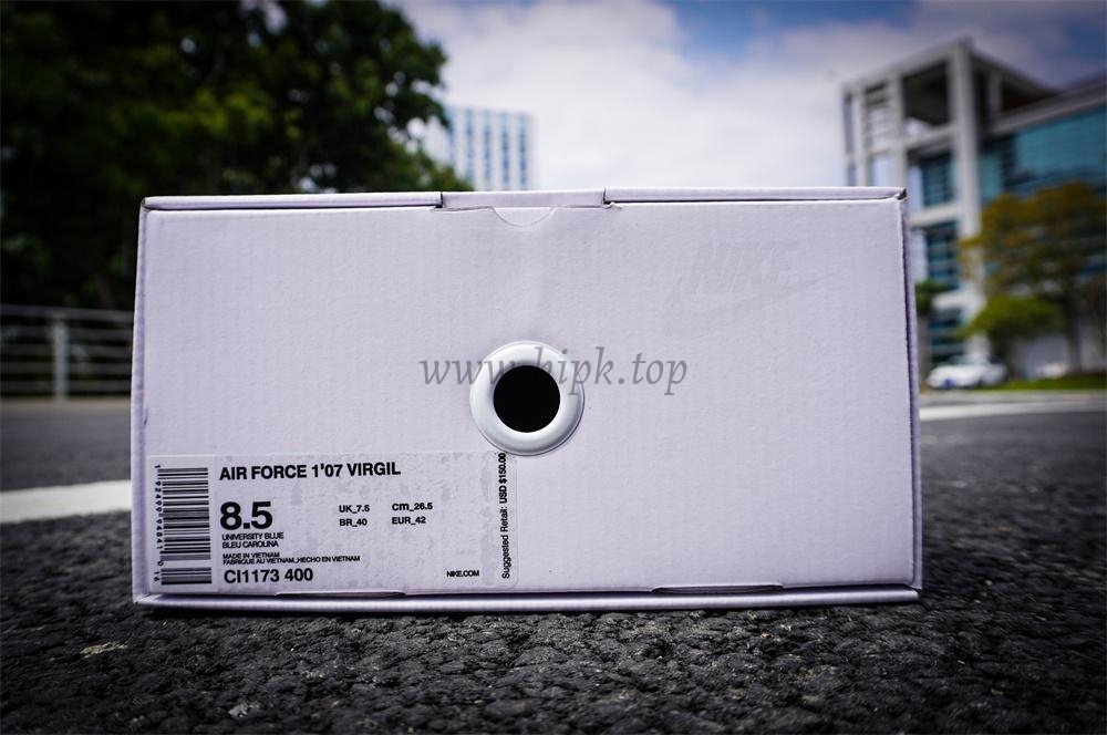 PK 5.0 Nike Air Force 1 Low Off-White MCA University Blue RETAIL MATERIALS READY TO SHIP