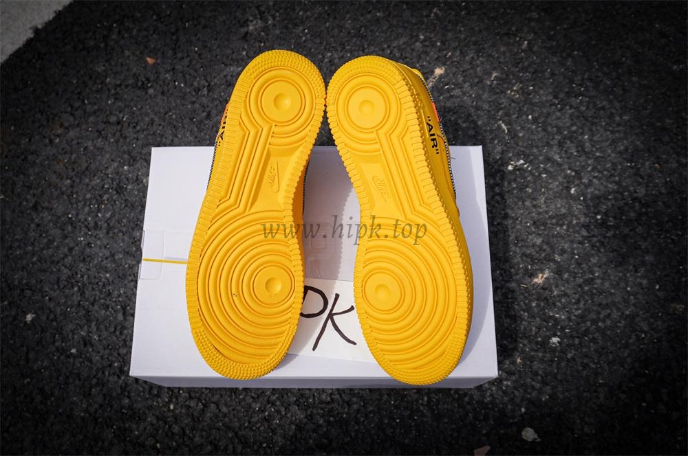 PK 5.0 Nike Air Force 1 Low Off-White University Gold RETAIL MATERIALS READY TO SHIP