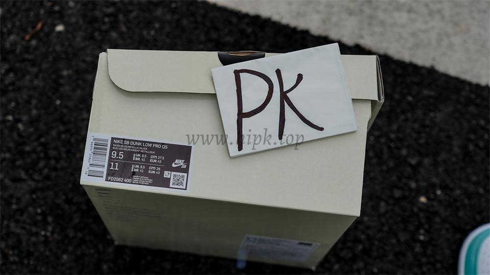 PK GOD APRIL Skateboards X NIKE DUNK SB White and Multi-color RETAIL MATERIALS READY TO SHIP