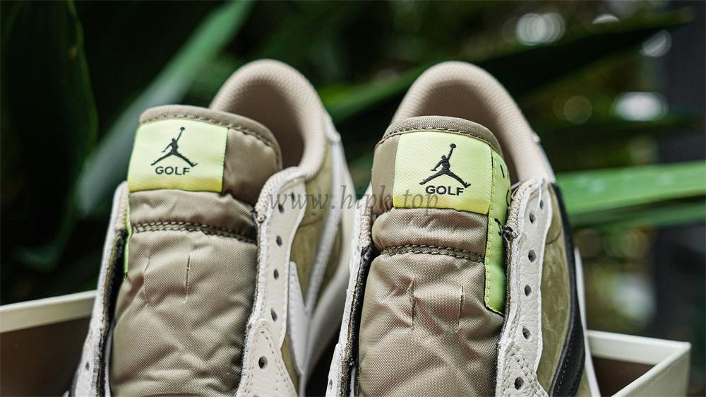 PK 4.0 Jordan 1 Retro Low Golf Travis Scott Neutral Olive RETAIL MATERIALS READY TO SHIP