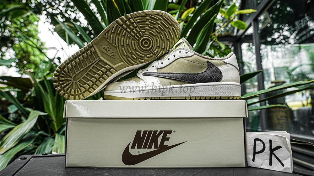 PK 4.0 Jordan 1 Retro Low Golf Travis Scott Neutral Olive RETAIL MATERIALS READY TO SHIP