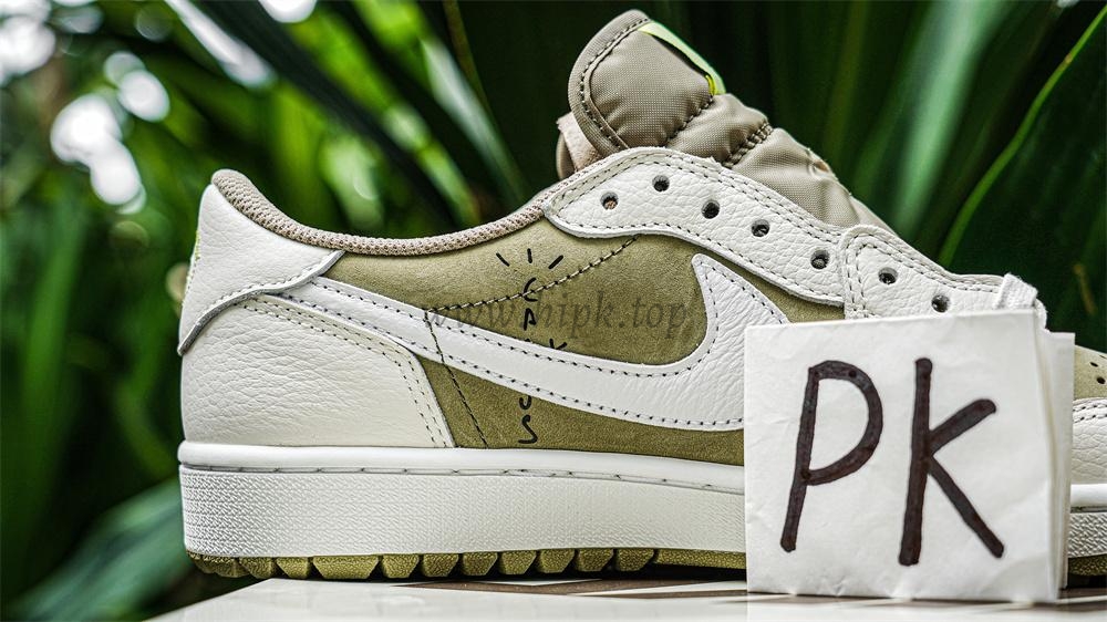 PK 4.0 Jordan 1 Retro Low Golf Travis Scott Neutral Olive RETAIL MATERIALS READY TO SHIP