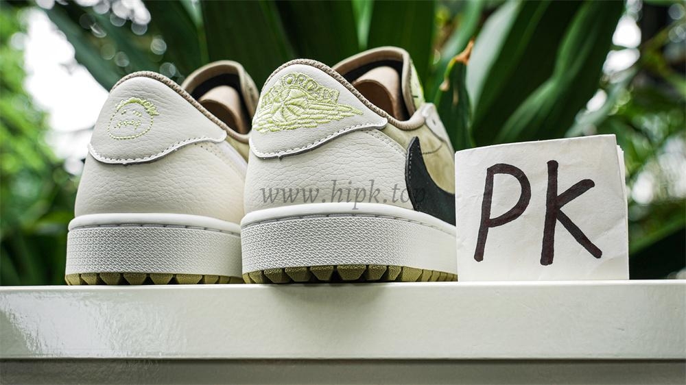 PK 4.0 Jordan 1 Retro Low Golf Travis Scott Neutral Olive RETAIL MATERIALS READY TO SHIP