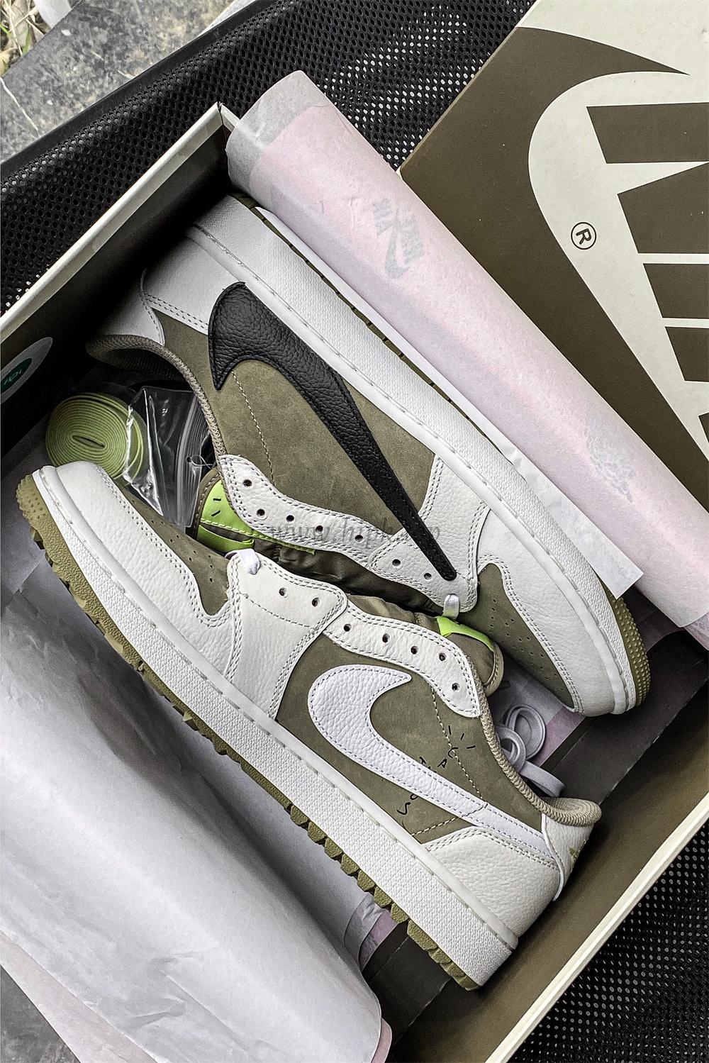 PK 4.0 Jordan 1 Retro Low Golf Travis Scott Neutral Olive RETAIL MATERIALS READY TO SHIP