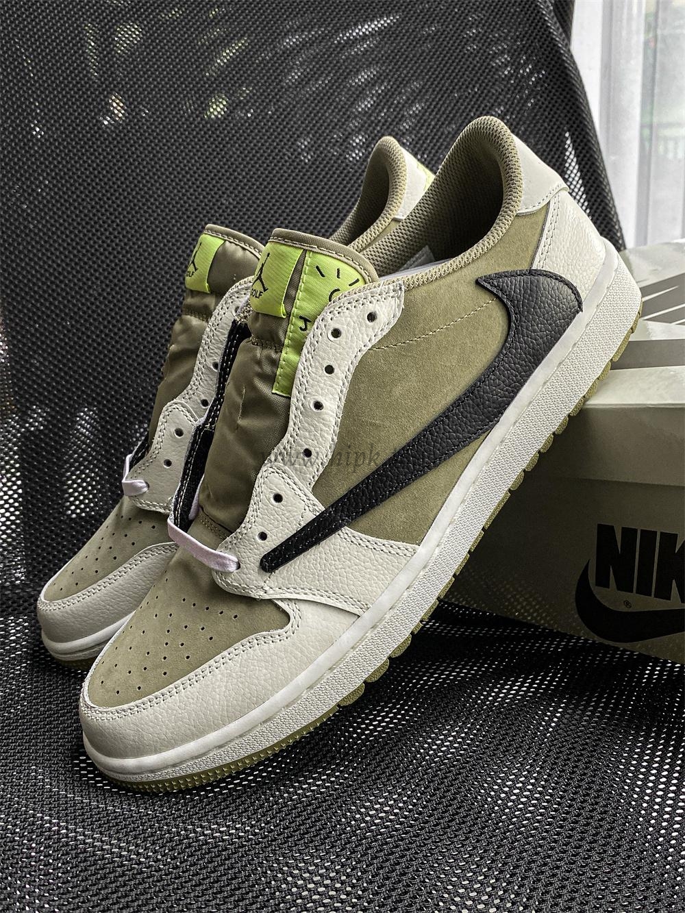 PK 4.0 Jordan 1 Retro Low Golf Travis Scott Neutral Olive RETAIL MATERIALS READY TO SHIP