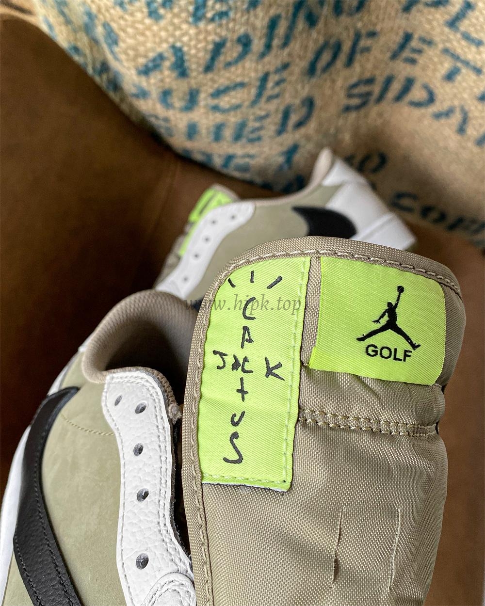 PK 4.0 Jordan 1 Retro Low Golf Travis Scott Neutral Olive RETAIL MATERIALS READY TO SHIP