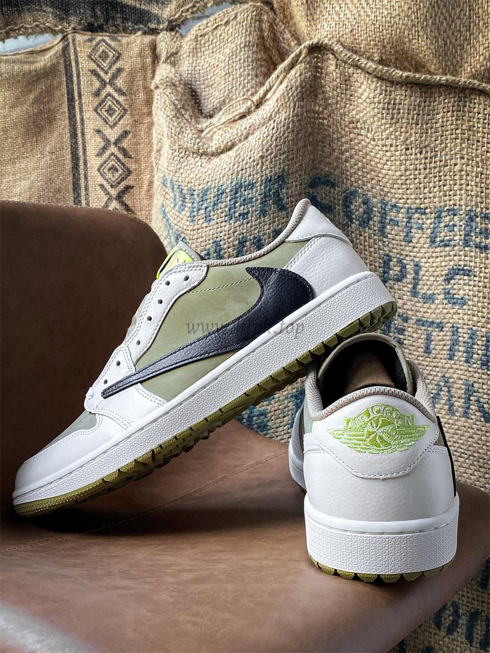 PK 4.0 Jordan 1 Retro Low Golf Travis Scott Neutral Olive RETAIL MATERIALS READY TO SHIP