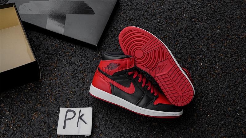 Pk5.0 Air Jordan AJ1 Retro High Banned RETAIL MATERIALS READY TO SHIP