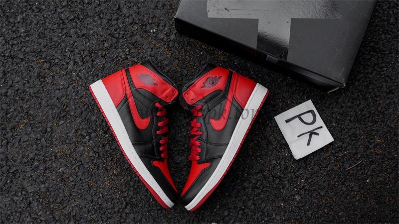 Pk5.0 Air Jordan AJ1 Retro High Banned RETAIL MATERIALS READY TO SHIP