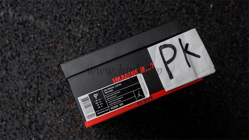 Pk5.0 Air Jordan AJ1 Retro High Banned RETAIL MATERIALS READY TO SHIP