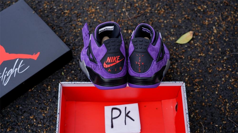 Pk5.0 Travis Scott x Air Jordan 4 F&F Purple RETAIL MATERIALS READY TO SHIP