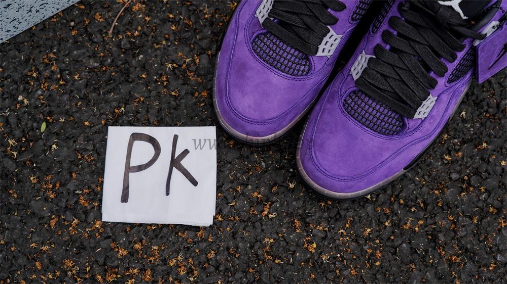 Pk5.0 Travis Scott x Air Jordan 4 F&F Purple RETAIL MATERIALS READY TO SHIP