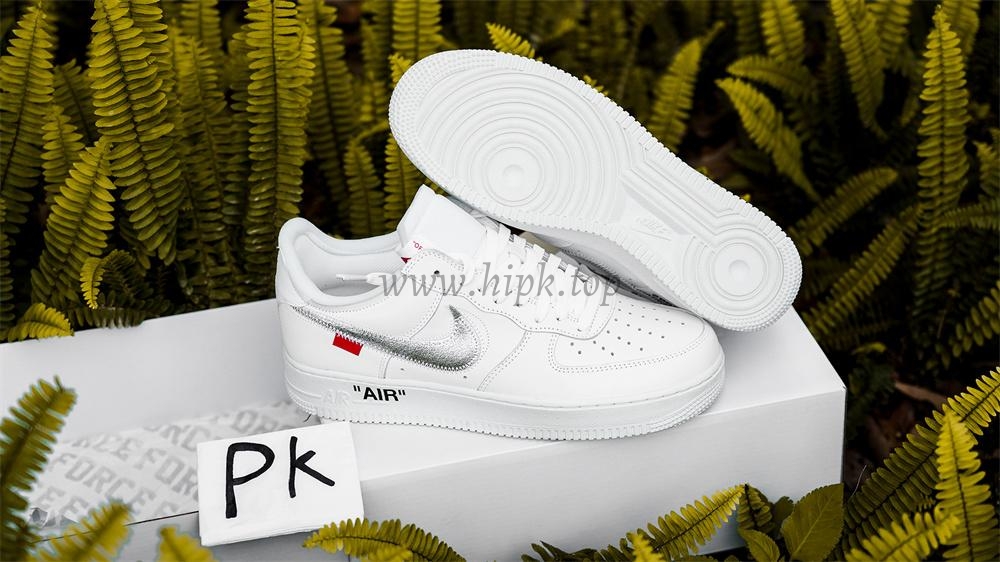 pk5.0 OFF-WHITE x Air Force 1 Low white Silver retail materials ready to ship