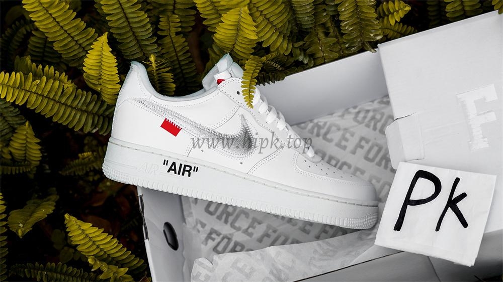 pk5.0 OFF-WHITE x Air Force 1 Low white Silver retail materials ready to ship