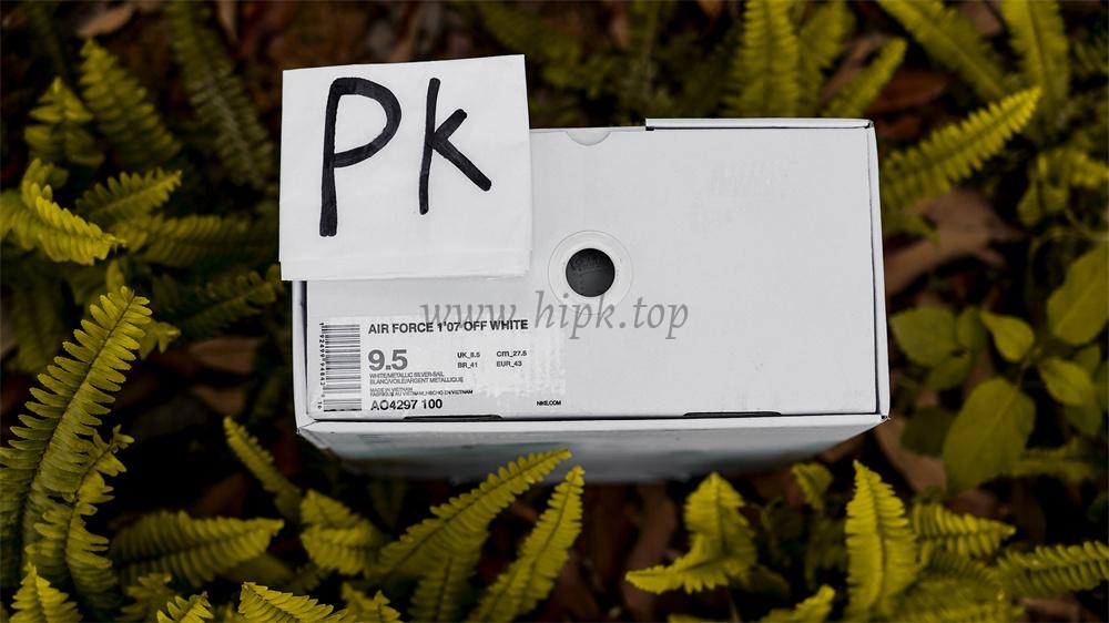 pk5.0 OFF-WHITE x Air Force 1 Low white Silver retail materials ready to ship