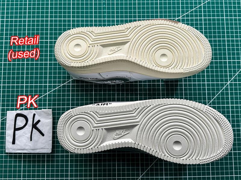 pk5.0 OFF-WHITE x Air Force 1 Low white Silver retail materials ready to ship