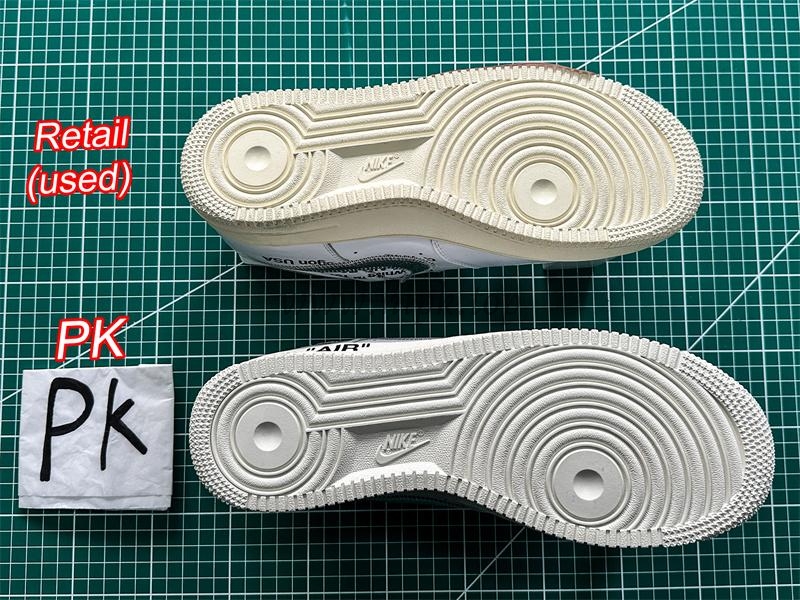 pk5.0 OFF-WHITE x Air Force 1 Low white Silver retail materials ready to ship