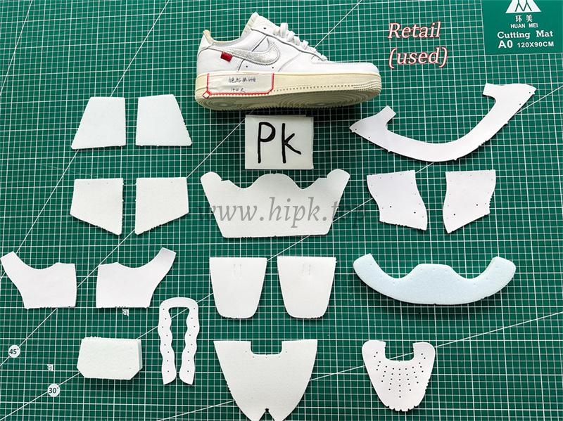 pk5.0 OFF-WHITE x Air Force 1 Low white Silver retail materials ready to ship