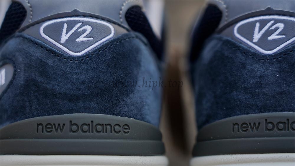 PK GOD New Balance 991v2 Made in UK Dark Navy RETAIL MATERIALS READY TO SHIP