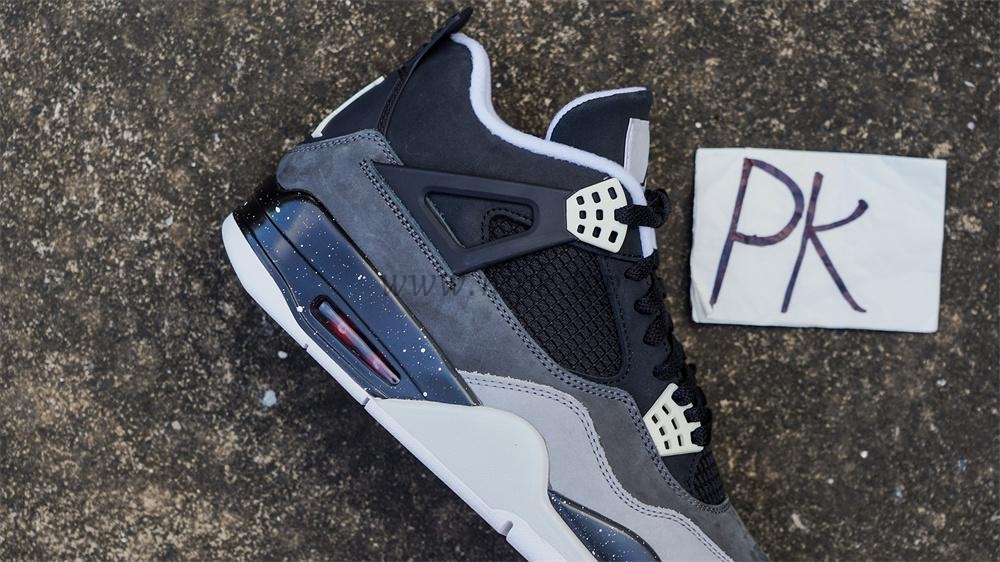 PK GOD Air Jordan 4 Retro Fear RETAIL MATERIALS READY TO SHIP