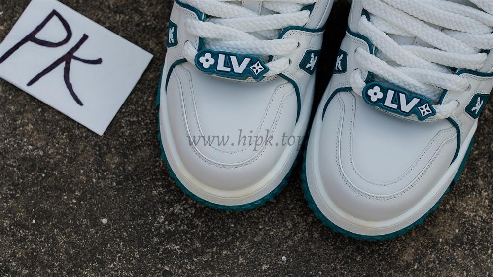 pk god l**is V*t*n lv trainer maxi sneaker white green retail materials ready to ship