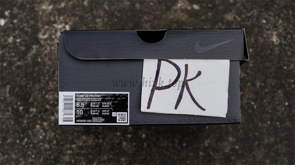 PK GOD Nike Kobe 8 Protro Wolf Grey RETAIL MATERIALS READY TO SHIP