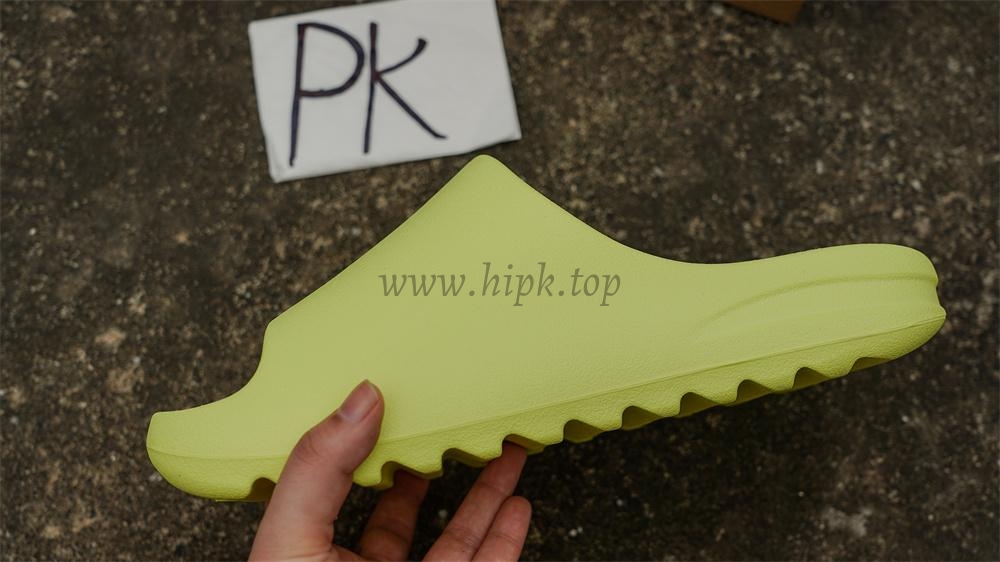 pk god Ad*s yeezy slide glow green frosted retail materials ready to ship