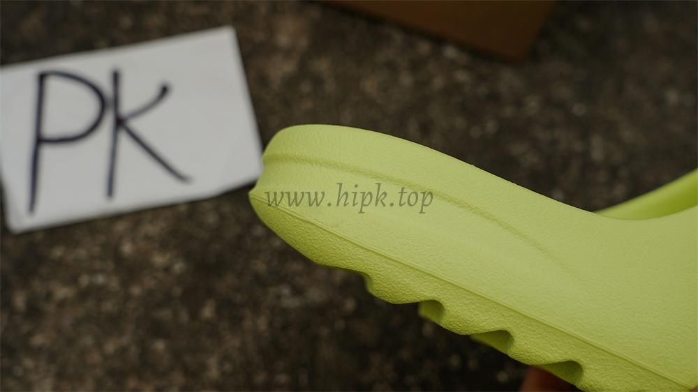 pk god Ad*s yeezy slide glow green frosted retail materials ready to ship