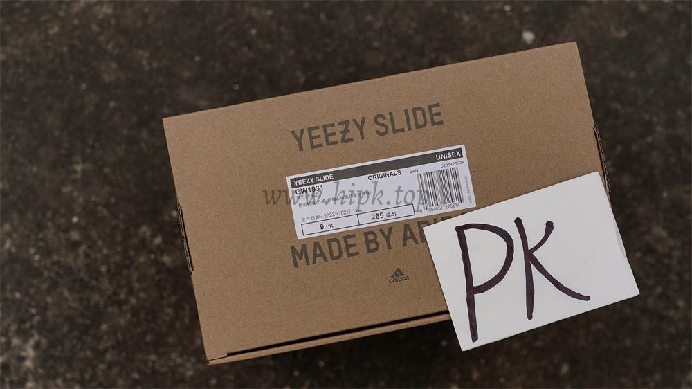 pk god Ad*s yeezy slide ochre retail materials ready to ship