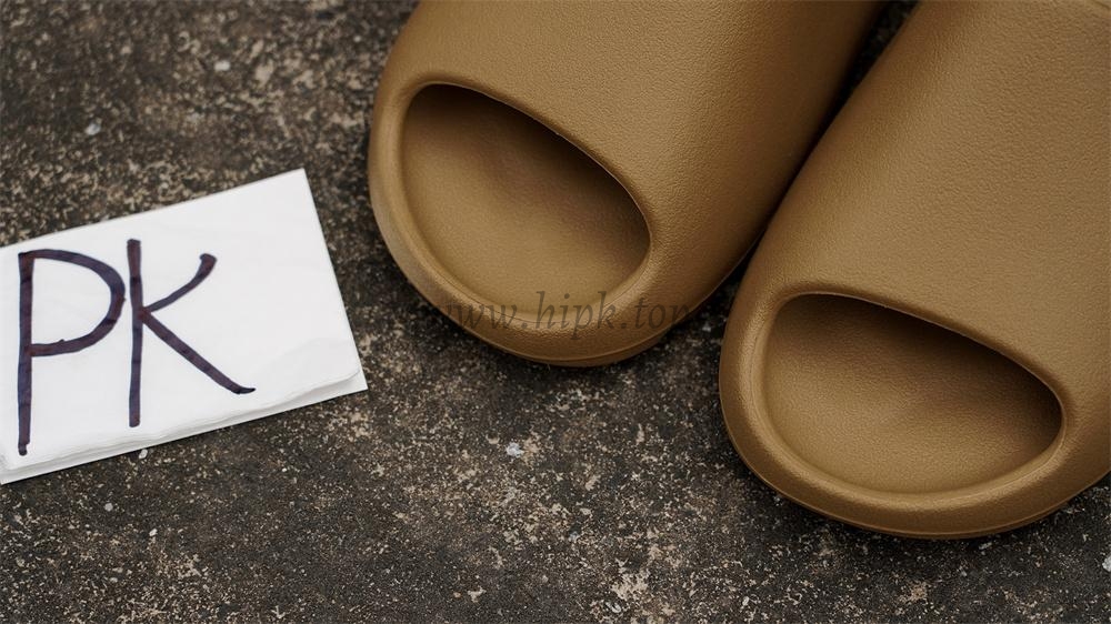 pk god Ad*s yeezy slide ochre retail materials ready to ship