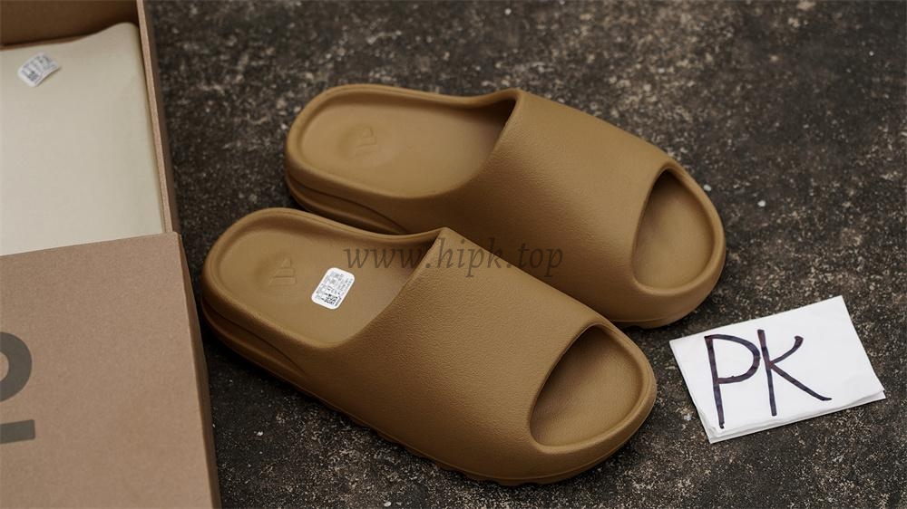 pk god Ad*s yeezy slide ochre retail materials ready to ship