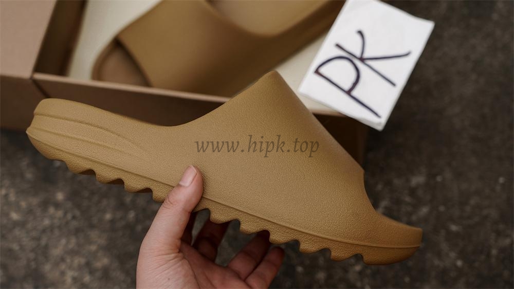 pk god Ad*s yeezy slide ochre retail materials ready to ship