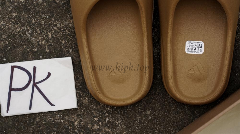 pk god Ad*s yeezy slide ochre retail materials ready to ship