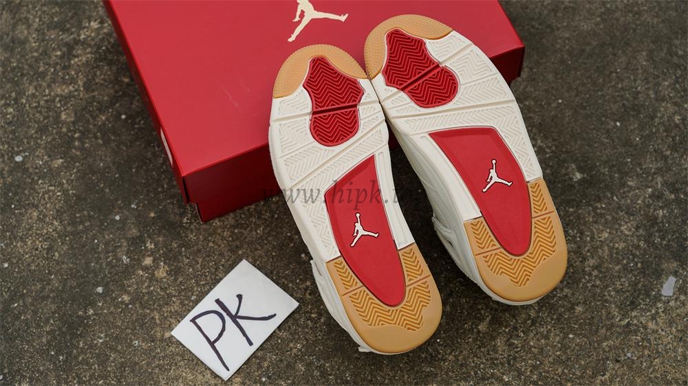 PK God Jordan 4 Retro Levi’s White RETAIL MATERIALS READY TO SHIP