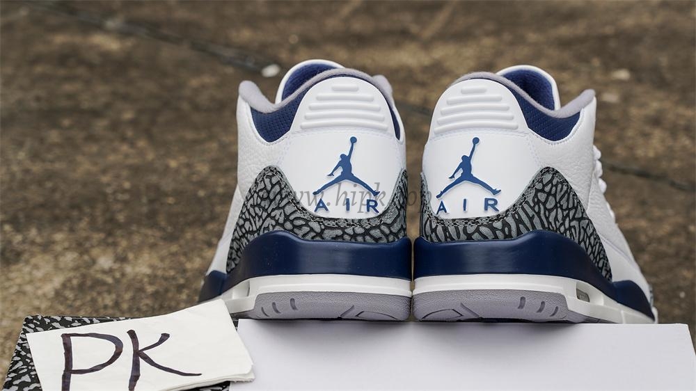 PK GOD Air Jordan 3 Midnight Navy RETAIL MATERIALS READY TO SHIP