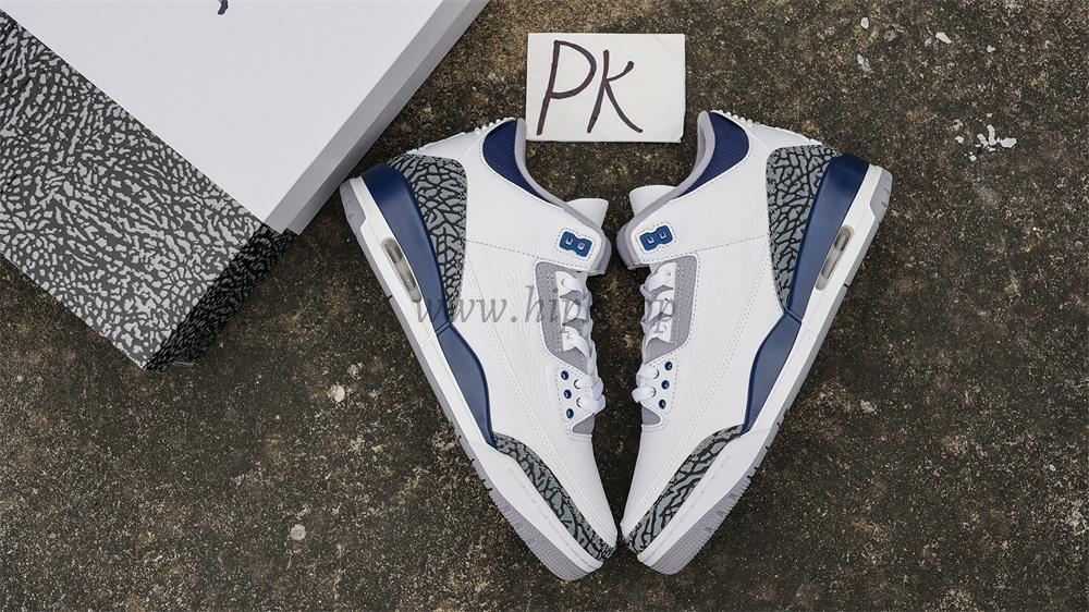 PK GOD Air Jordan 3 Midnight Navy RETAIL MATERIALS READY TO SHIP