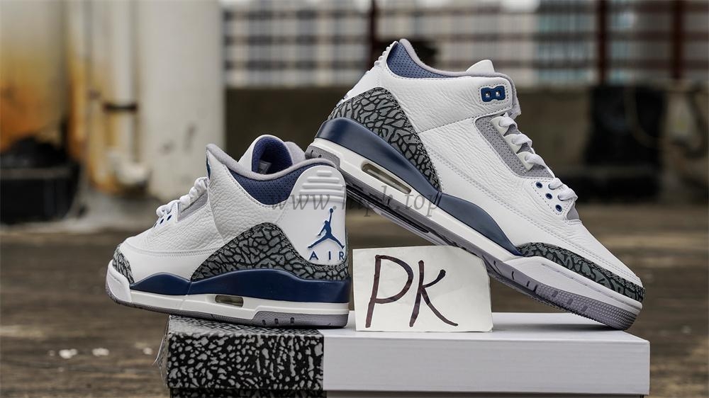 PK GOD Air Jordan 3 Midnight Navy RETAIL MATERIALS READY TO SHIP