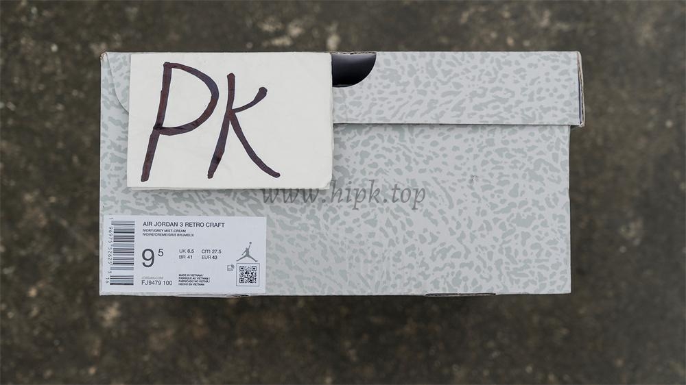 PK GOD Air Jordan 3 Retro SE Craft Ivory RETAIL MATERIALS READY TO SHIP