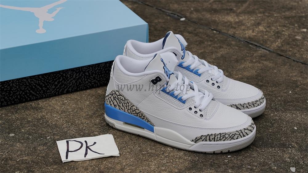 PK GOD Jordan 3 Retro UNC Retail Materials Ready to Ship